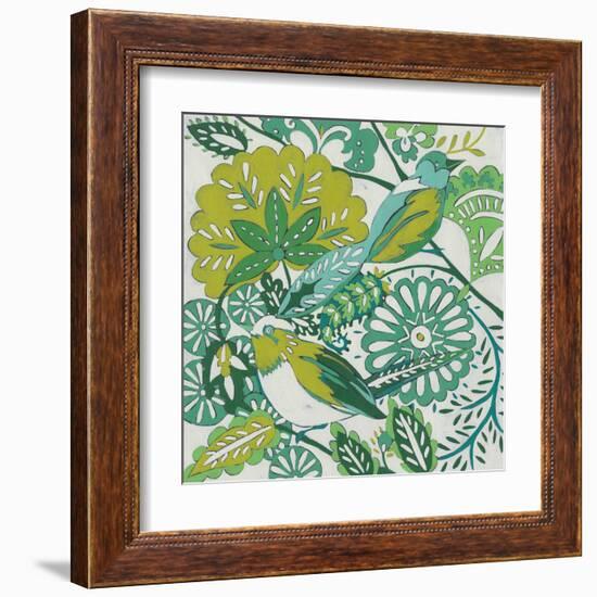 Lovebirds II-Chariklia Zarris-Framed Art Print