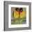 Lovebirds Yelllow-null-Framed Art Print