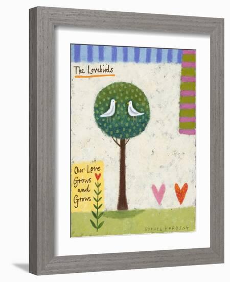 Lovebirds-Sophie Harding-Framed Giclee Print