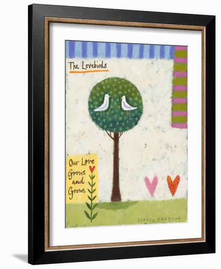 Lovebirds-Sophie Harding-Framed Giclee Print