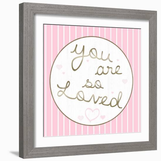 Loved-Lauren Gibbons-Framed Art Print