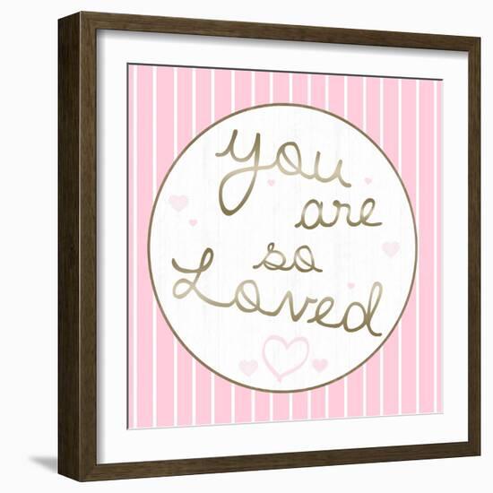 Loved-Lauren Gibbons-Framed Art Print