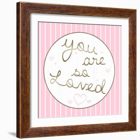 Loved-Lauren Gibbons-Framed Art Print