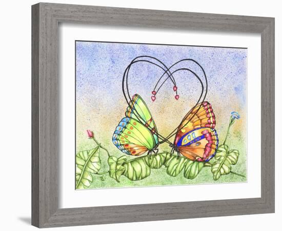 Lovely Butterflies-Charlsie Kelly-Framed Giclee Print