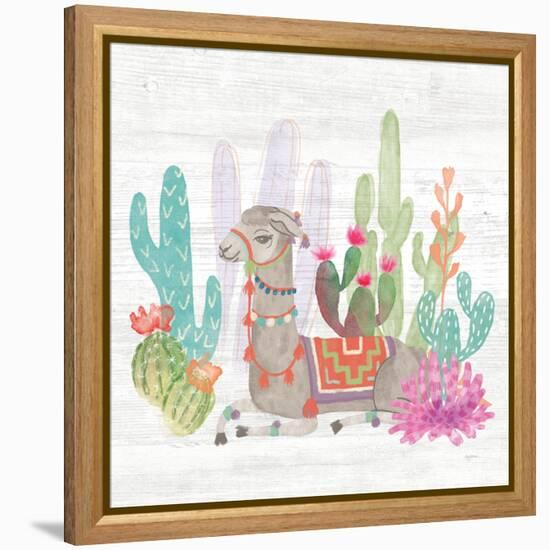 Lovely Llamas I-Mary Urban-Framed Stretched Canvas