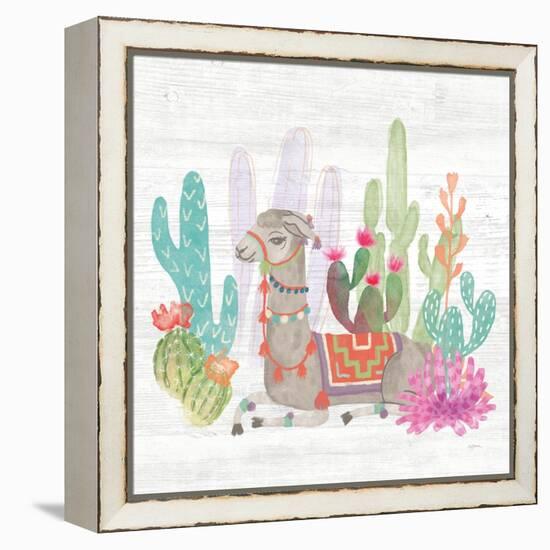 Lovely Llamas I-Mary Urban-Framed Stretched Canvas