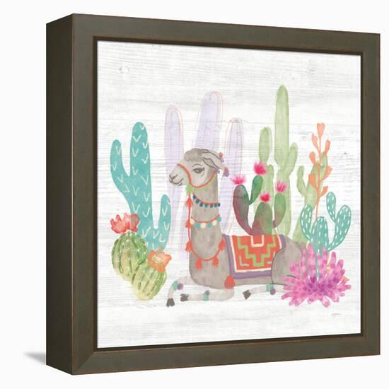 Lovely Llamas I-Mary Urban-Framed Stretched Canvas