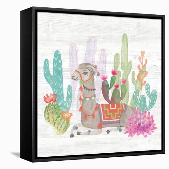 Lovely Llamas I-Mary Urban-Framed Stretched Canvas