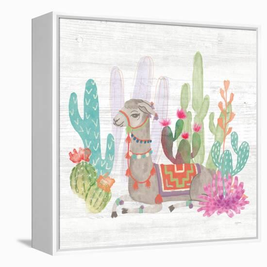 Lovely Llamas I-Mary Urban-Framed Stretched Canvas