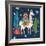 Lovely Llamas II Christmas-Mary Urban-Framed Art Print