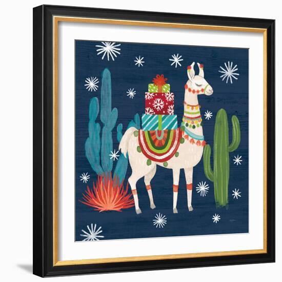 Lovely Llamas II Christmas-Mary Urban-Framed Art Print