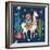 Lovely Llamas II Christmas-Mary Urban-Framed Premium Giclee Print