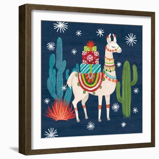 Lovely Llamas II Christmas-Mary Urban-Framed Premium Giclee Print