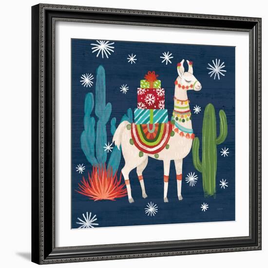 Lovely Llamas II Christmas-Mary Urban-Framed Premium Giclee Print