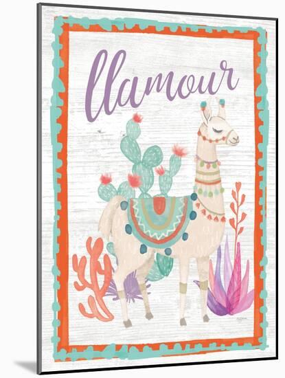 Lovely Llamas II Llamour-null-Mounted Art Print