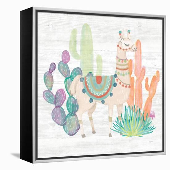 Lovely Llamas II-Mary Urban-Framed Stretched Canvas