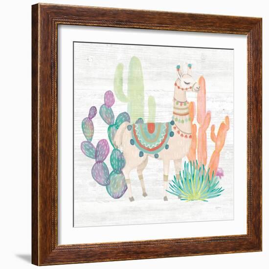 Lovely Llamas II-Mary Urban-Framed Premium Giclee Print