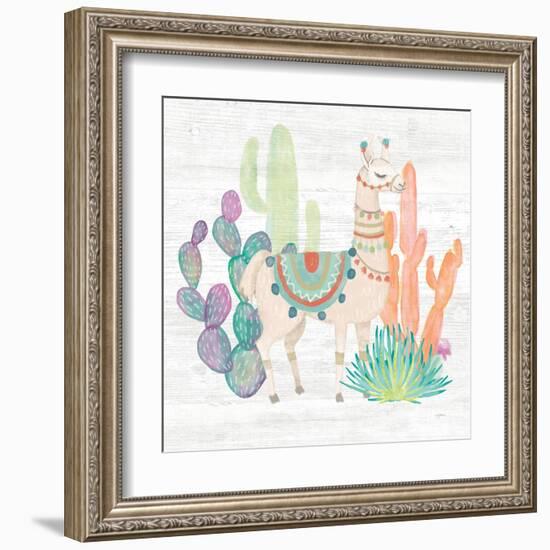 Lovely Llamas II-Mary Urban-Framed Art Print