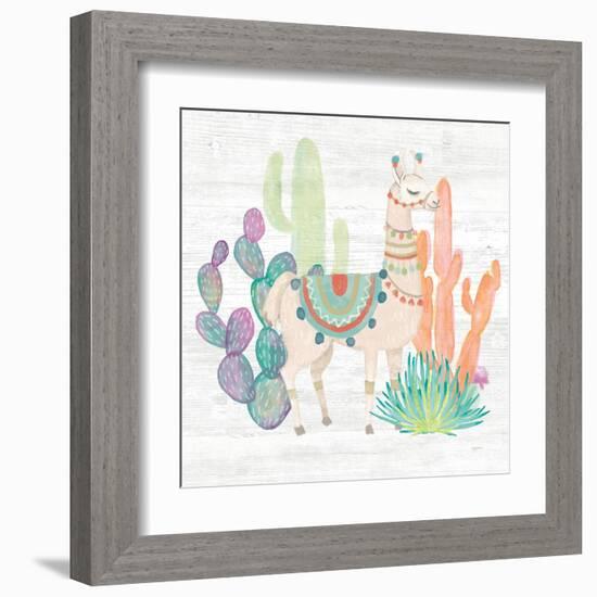 Lovely Llamas II-Mary Urban-Framed Art Print