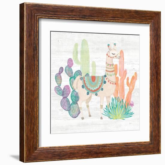 Lovely Llamas II-Mary Urban-Framed Art Print