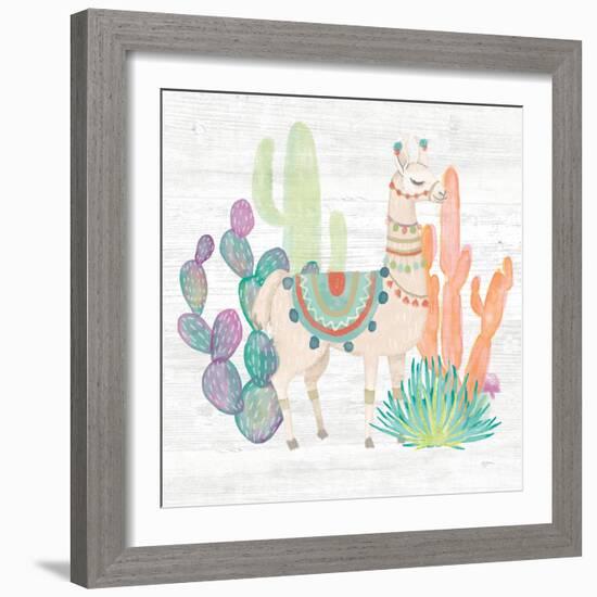 Lovely Llamas II-Mary Urban-Framed Art Print