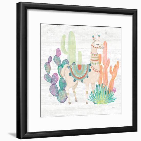 Lovely Llamas II-Mary Urban-Framed Art Print