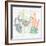 Lovely Llamas II-Mary Urban-Framed Art Print