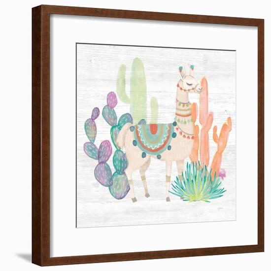 Lovely Llamas II-Mary Urban-Framed Art Print