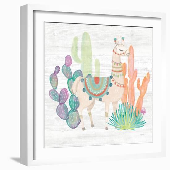 Lovely Llamas II-Mary Urban-Framed Art Print