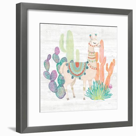 Lovely Llamas II-Mary Urban-Framed Art Print