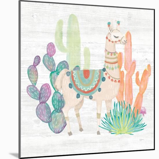 Lovely Llamas II-Mary Urban-Mounted Art Print