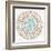 Lovely Llamas Mandala I-Mary Urban-Framed Art Print