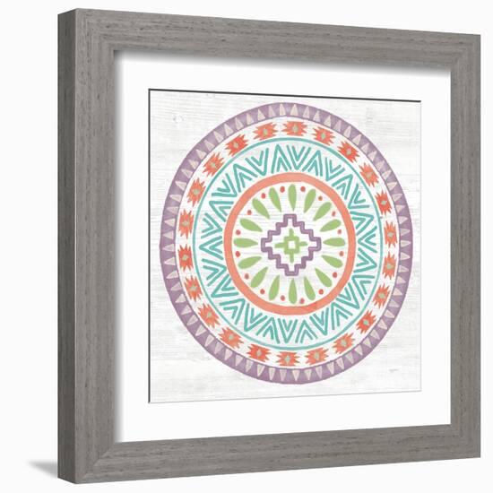 Lovely Llamas Mandala II-Mary Urban-Framed Art Print