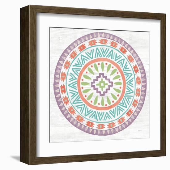 Lovely Llamas Mandala II-Mary Urban-Framed Art Print