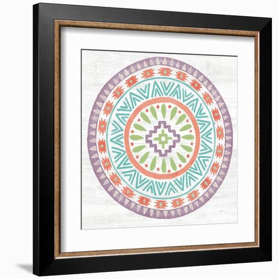 Lovely Llamas Mandala II-Mary Urban-Framed Art Print