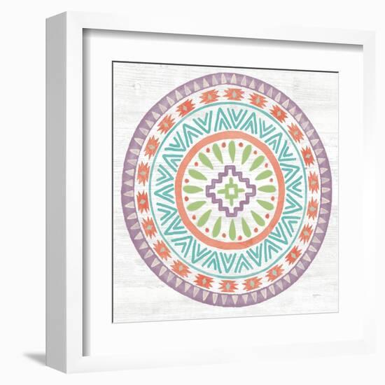 Lovely Llamas Mandala II-Mary Urban-Framed Art Print