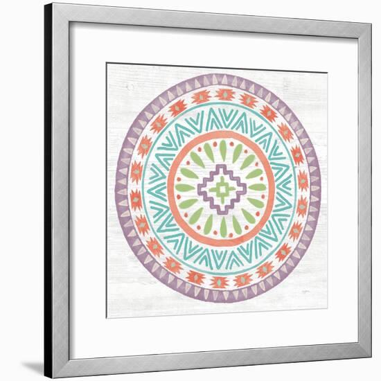 Lovely Llamas Mandala II-Mary Urban-Framed Art Print