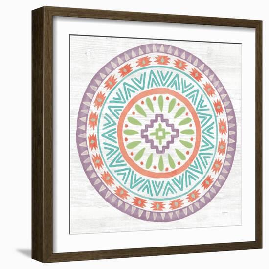 Lovely Llamas Mandala II-Mary Urban-Framed Art Print