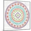 Lovely Llamas Mandala II-Mary Urban-Mounted Art Print