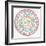 Lovely Llamas Mandala II-Mary Urban-Framed Art Print