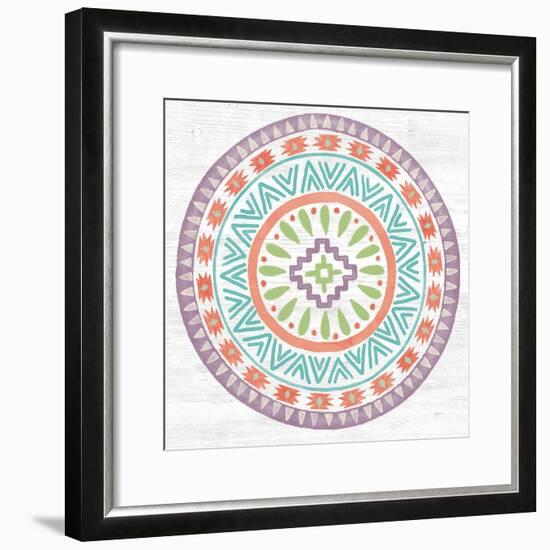 Lovely Llamas Mandala II-Mary Urban-Framed Art Print