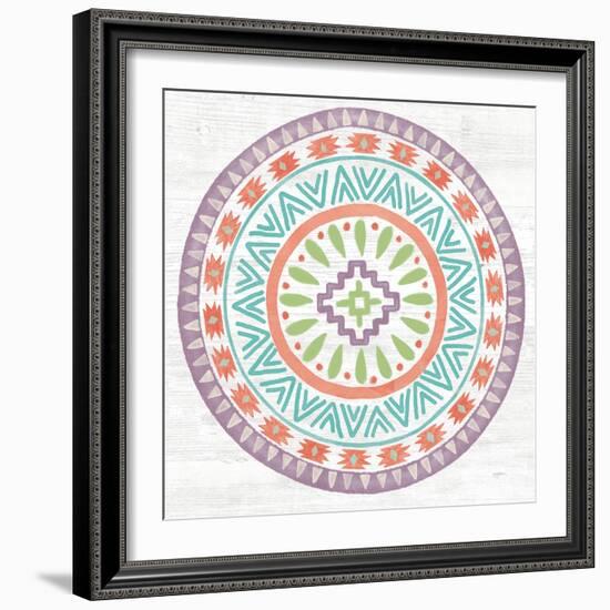 Lovely Llamas Mandala II-Mary Urban-Framed Art Print