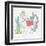 Lovely Llamas V-Mary Urban-Framed Art Print