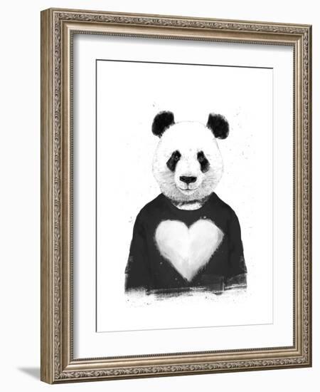 Lovely Panda-Balazs Solti-Framed Art Print