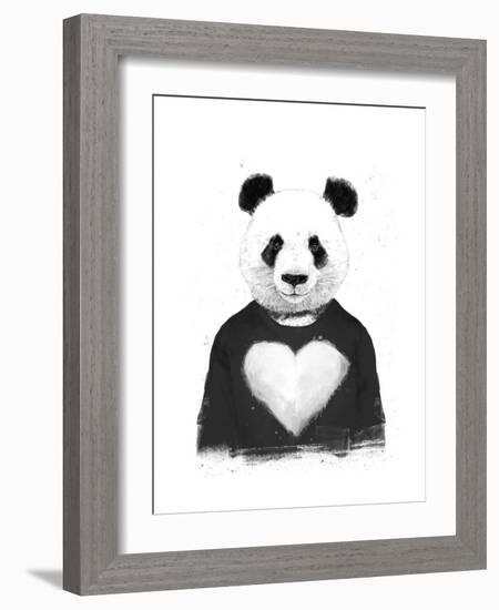 Lovely Panda-Balazs Solti-Framed Art Print