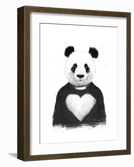 Lovely Panda-Balazs Solti-Framed Art Print