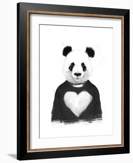 Lovely Panda-Balazs Solti-Framed Art Print