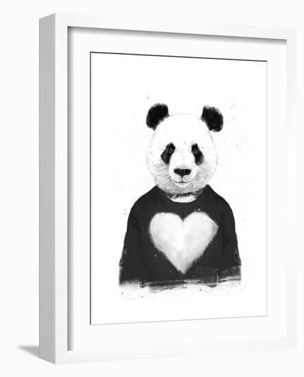 Lovely Panda-Balazs Solti-Framed Art Print