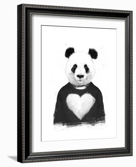 Lovely Panda-Balazs Solti-Framed Art Print