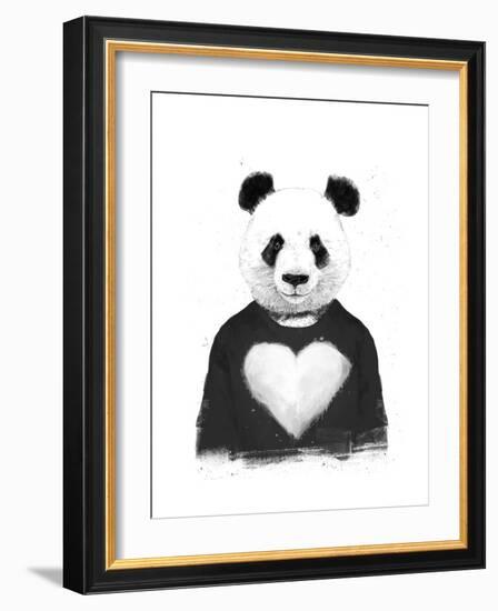 Lovely Panda-Balazs Solti-Framed Art Print